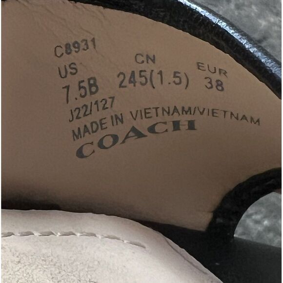 COACH‎ Patrice Espadrille In Signature Jacquard Size 7.5 US Shoes women - Picture 8 of 8